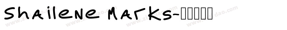 Shailene Marks字体转换